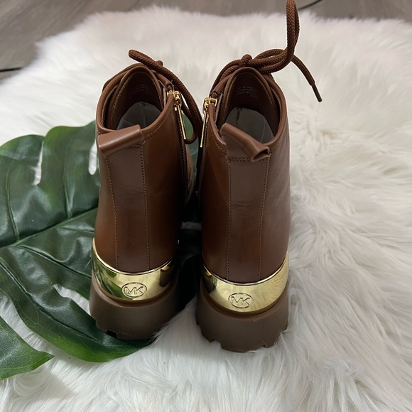 Michael Kors Payton Leather Combat Boot ✨brand new✨ - Picture 7 of 7